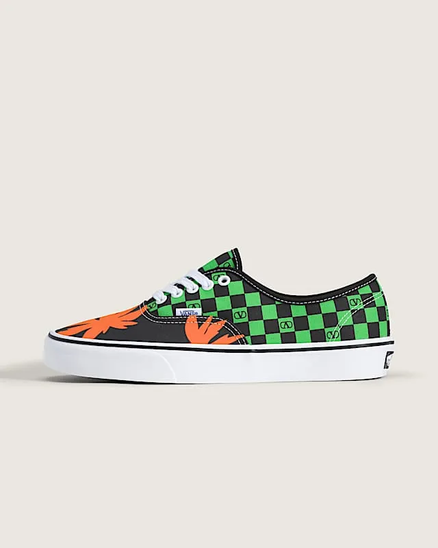 Vans Authentic Valentino Garavani Checkerboard Tropical Leaves (VN000Z9AN5B)