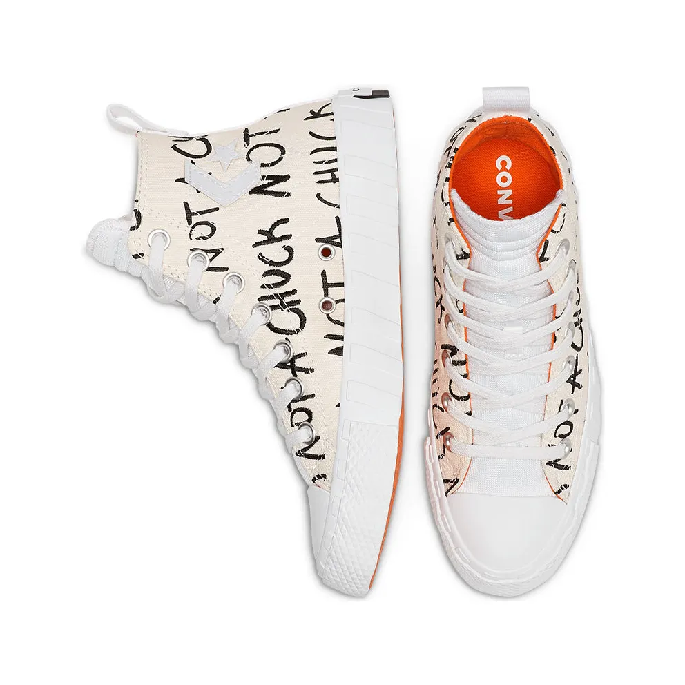 Converse UNT1TL3D High Top Egret/White/bold Mandarin (266515C)