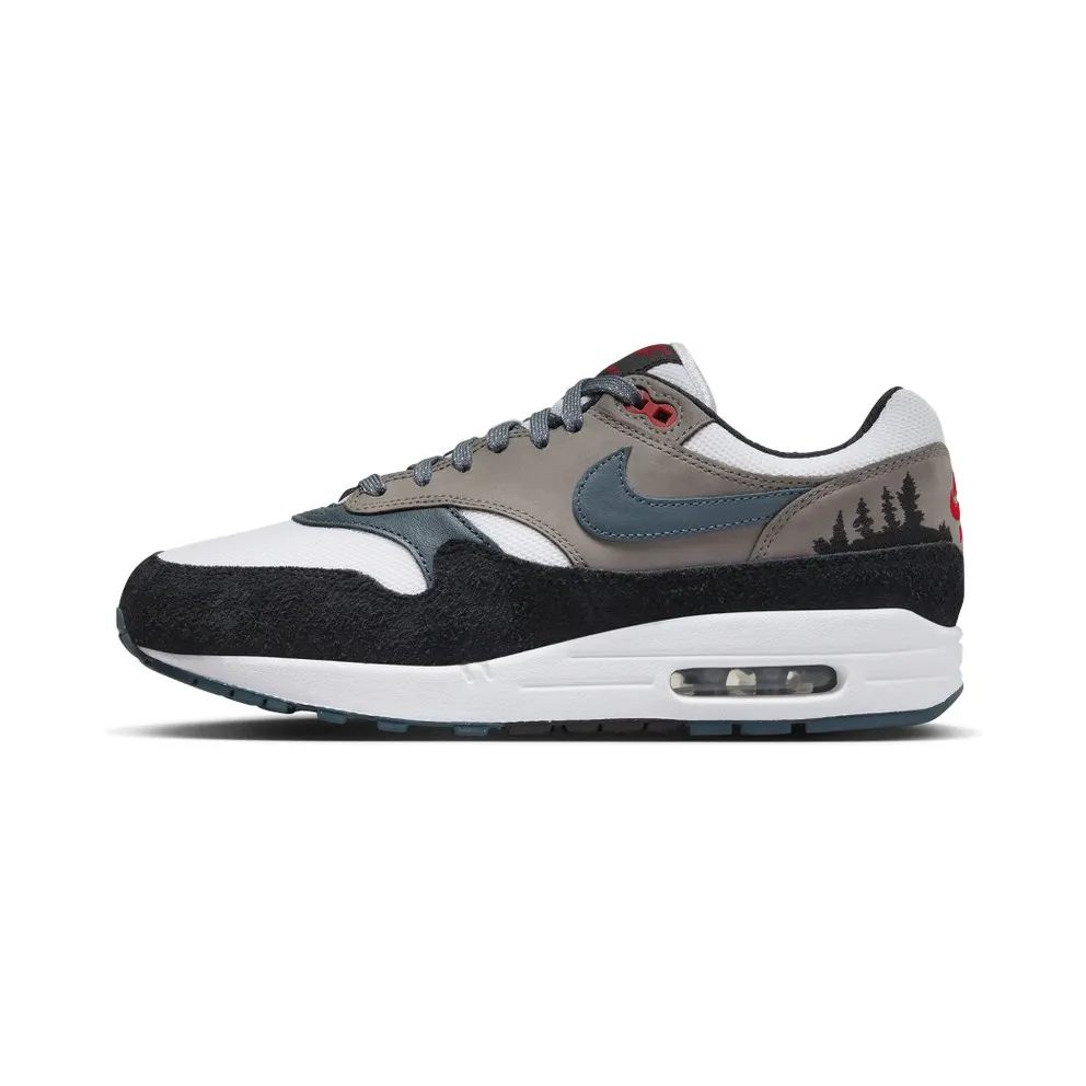 Nike Air Max 1 Premium White/Black/Soft Grey/Slate Blue (FJ0698-100)