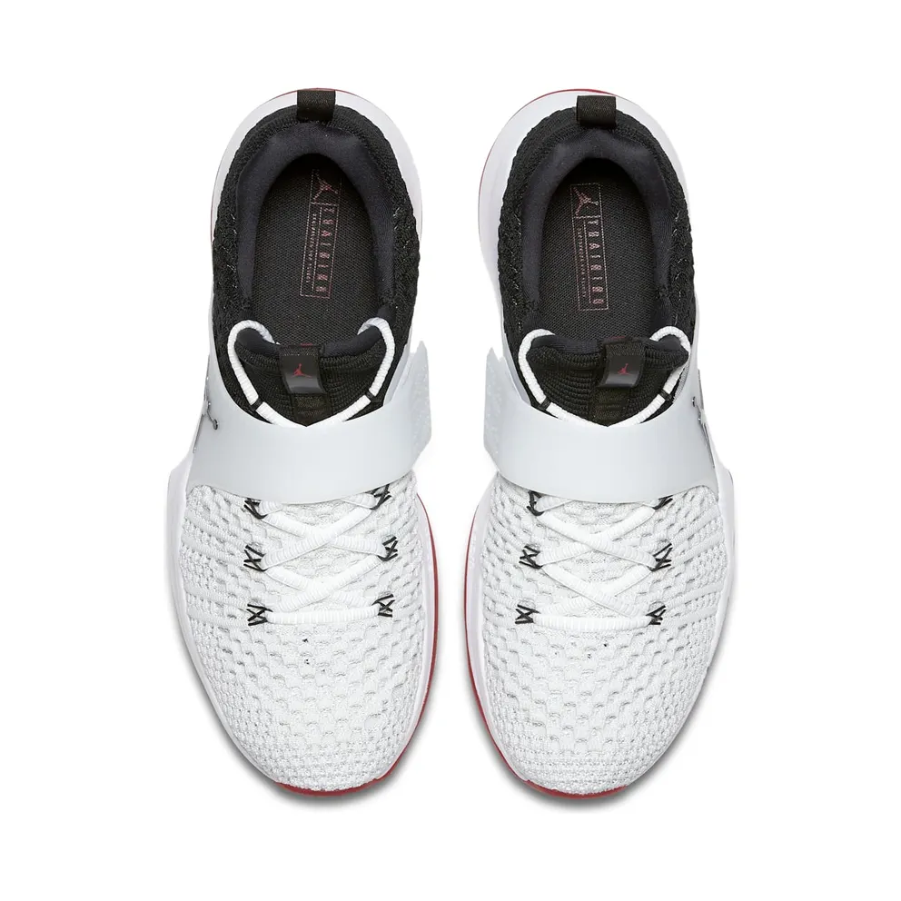 Jordan Trainer 2 Flyknit White Black Red White/Black-Gym Red (921210-101)