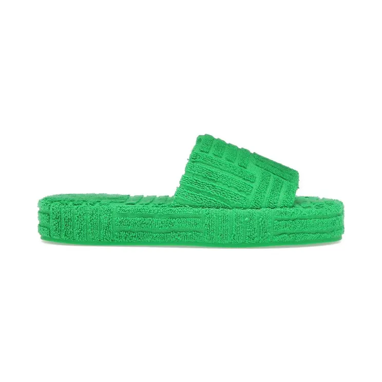 Bottega Veneta Resort Sponge Slide Grass (660245V0VW03730)