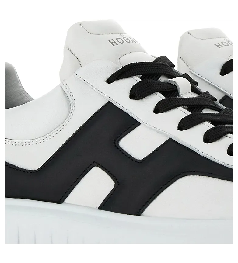 Hogan H-Stripes Leather “Neutrals” (HXM6450FE91L E90001) (2)