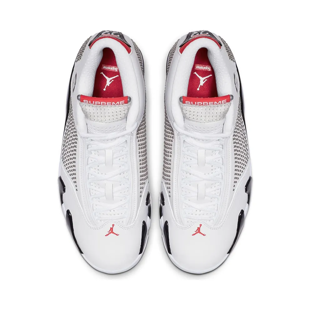 Air Jordan x Supreme Nike AJ XIV 14 White (2019) (BV7630-106)