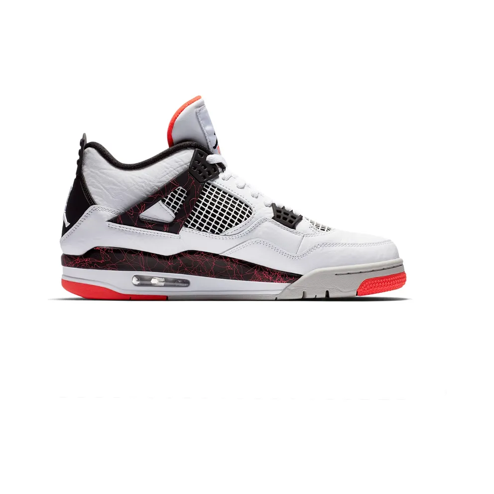 Jordan 4 Retro Flight Nostalgia White/Black-Bright Crimson-Pale Citron (308497-116)