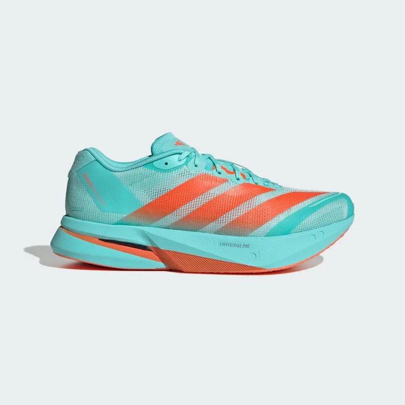 Adidas Adizero Boston 13 Flash Aqua / Impact Orange / Iron Metallic (KZ9027)