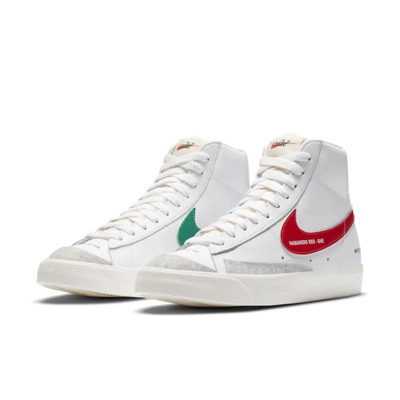 Nike Blazer Mid 77 Color Code White (W) White/Blue-Red-Green-Black (DA2142-146)