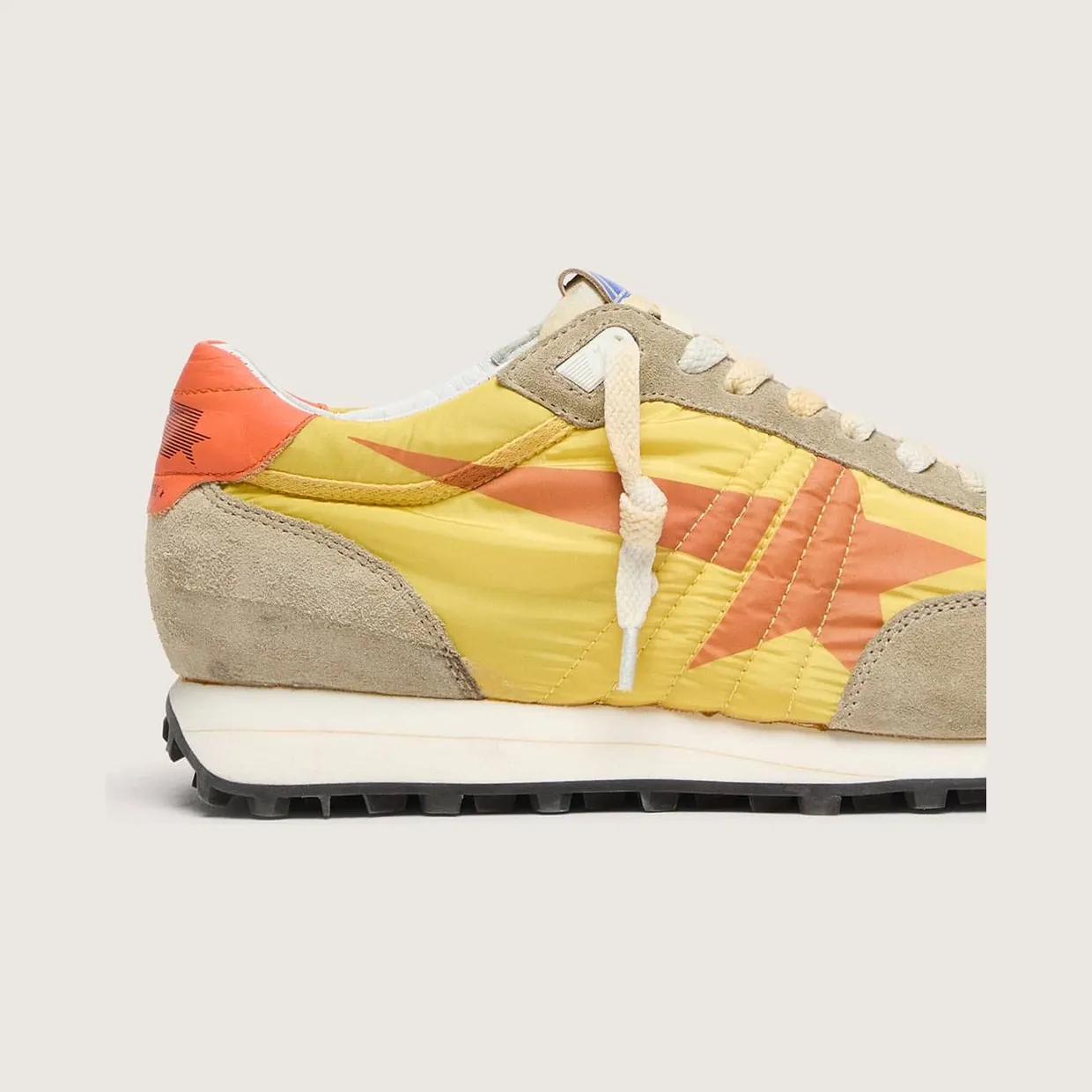 Golden Goose Women’S Marathon With Yellow Nylon Upper And Orange Star (GWF00683.F005462.82542) (5)