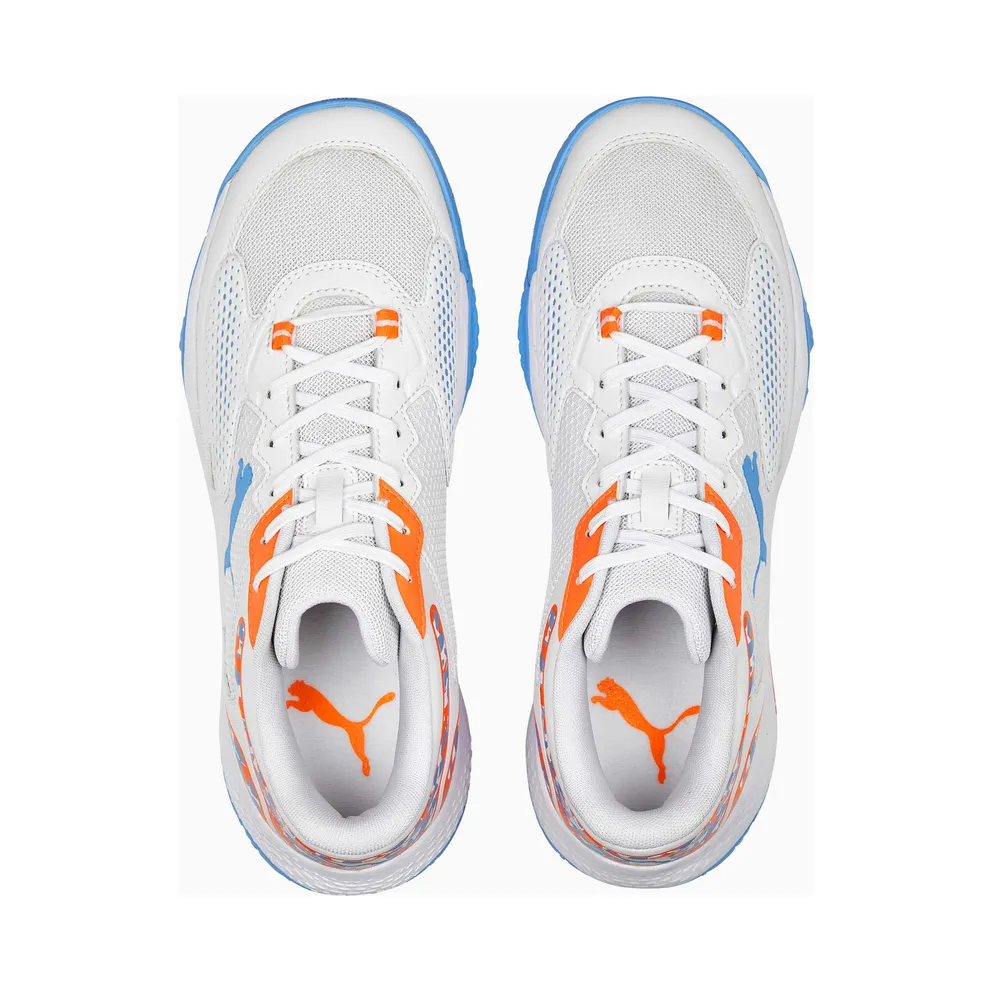 Puma Solarcourt RCT Padel Shoes White/Blue/Black (107296-02)
