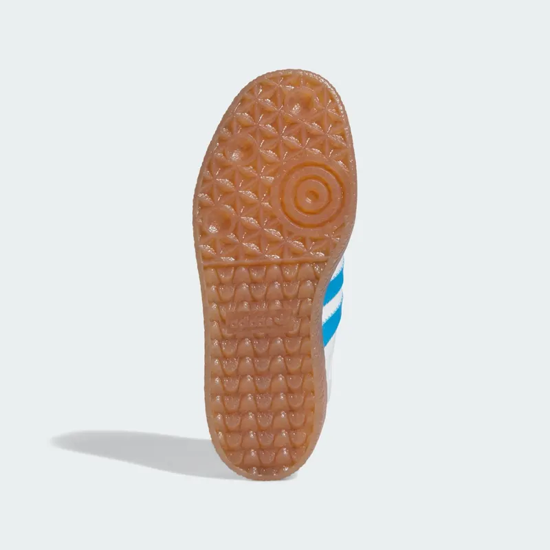 Adidas Sambae GS “Cloud White Bright Blue Gold Metallic” (JQ1236)