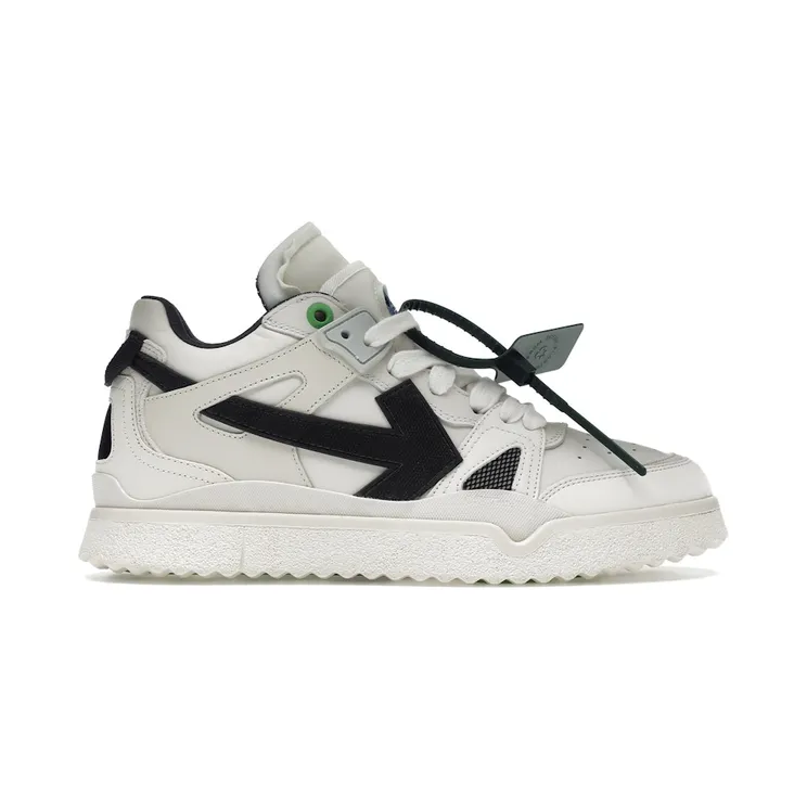 OFF-WHITE Sponge Mid Top White Black (OMIA234S22LEA0010110)