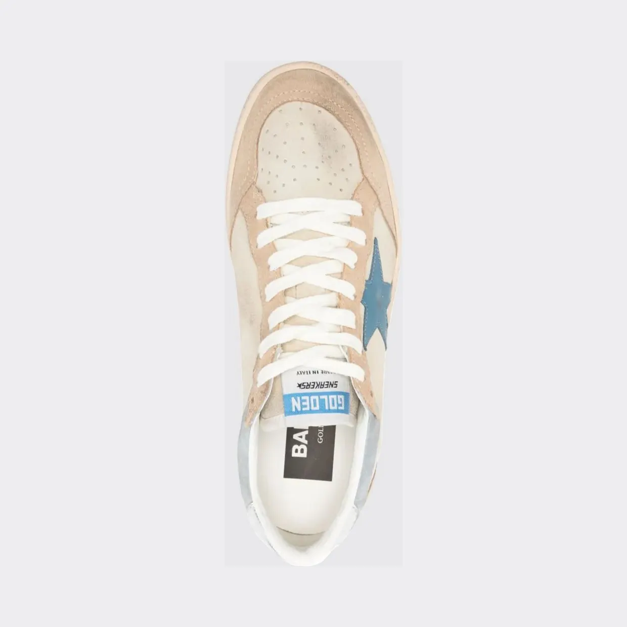 Golden goose Ball Star Used Leather Sneakers White (GWF00771F00815015876) (2)