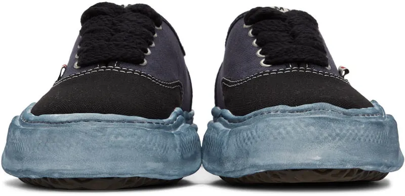 Miharayasuhiro Grey & White Baker Over-Dyed Sneakers (A08FW724)