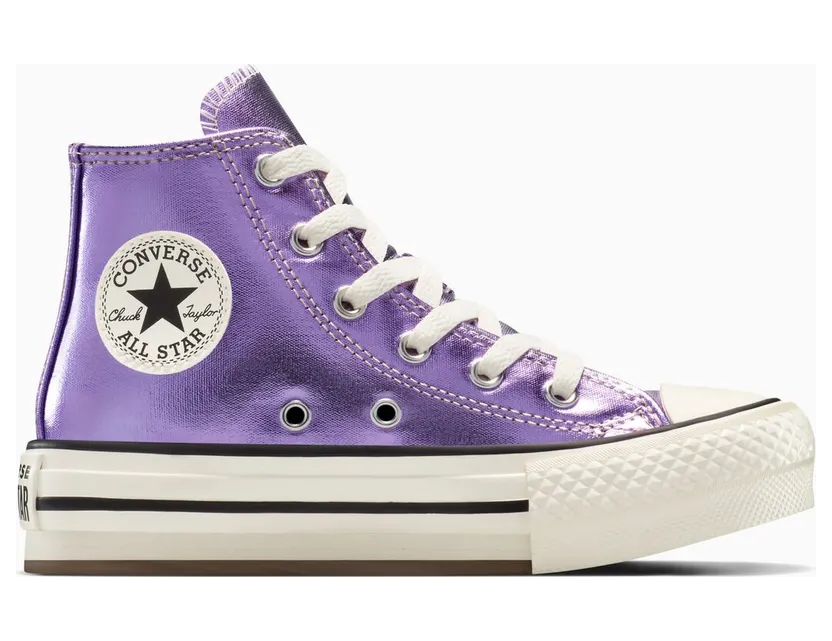 Converse Chuck Taylor All Star EVA Lift Platform Metallic Purple/Egret/Black (A13450C)