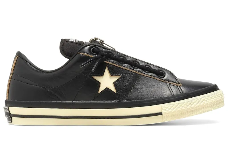 Converse One Star Zip Schott Black White (33702830)