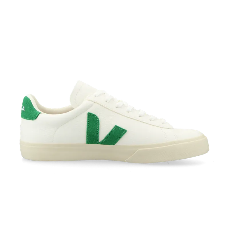 VEJA Campo Chromefree Leather (extra-white / emeraude) – CP0503690