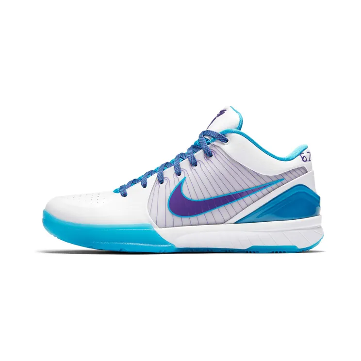 Nike Kobe 4 Protro Draft Day Hornets “White / Orion Blue / Varsity Purple” (AV6339-100)