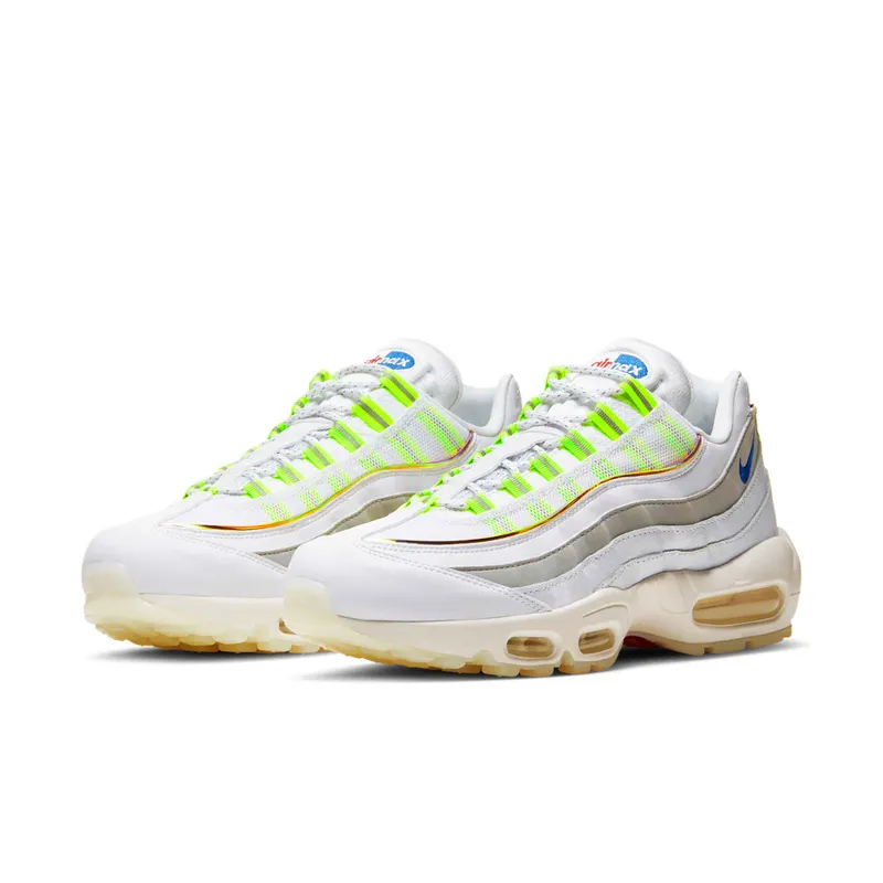 Nike Air Max 95 De Lo Mio White/Neutral Grey-Red-Blue (CW6579-100)