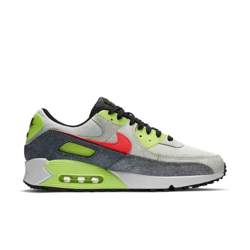 Nike Air Max 90 N7 (2020) Grey/Volt-Crimson-Black (CV0264-001)