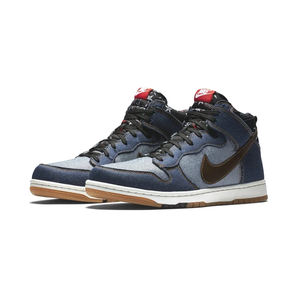 Nike Dunk CMFT Denim Denim/Track Brown-Sail (705434-401)