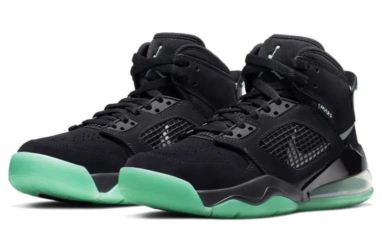 Jordan Mars 270 Black Green Glow (GS)