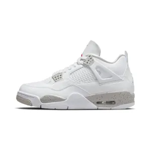 Air Jordan 4 Retro Tech White (GS) (2021) “White / Tech Grey / Black / Fire Red” (CT8527-100)