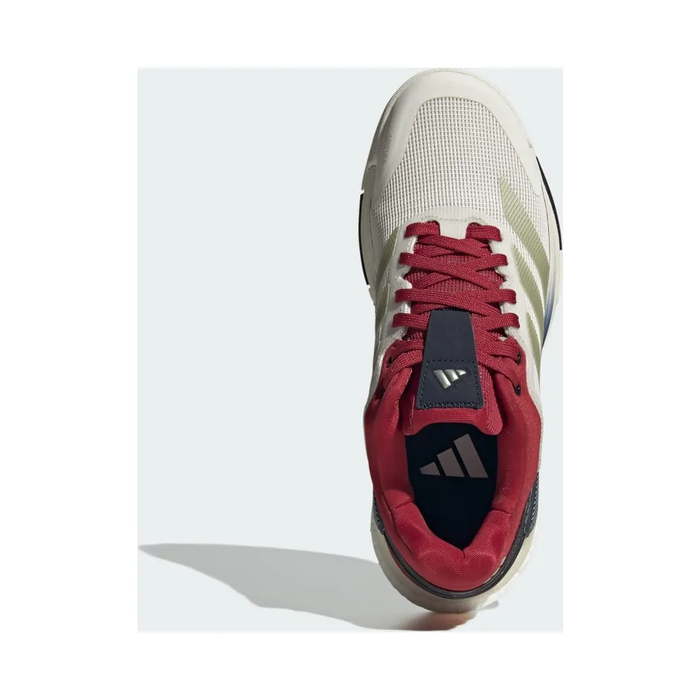 Adidas Crazyquick BOOST Padel Chalk White / Ice Gold Met. / Team Victory Red (KJ3654)