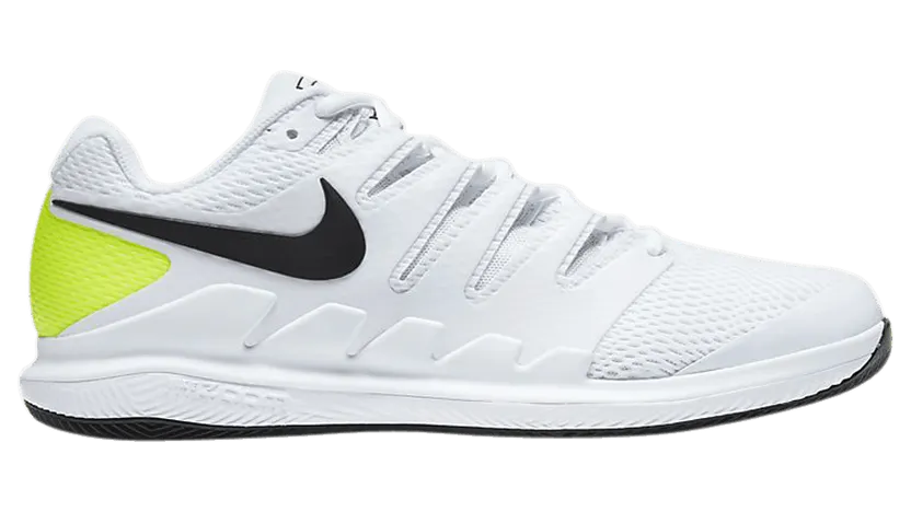 NikeCourt Air Zoom Vapor X Hardcourt “White / Volt / Black” (AA8030-107)