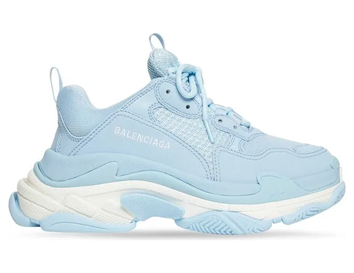 Balenciaga Triple S Light Blue White (W) (524039W2CA74090)