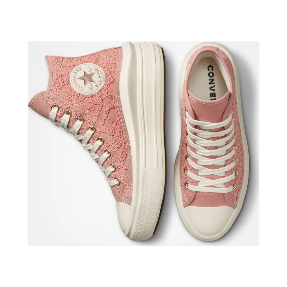 Converse Chuck Taylor All Star Move Platform Daisy Cord Canyon Dusk/rust Pink/egret