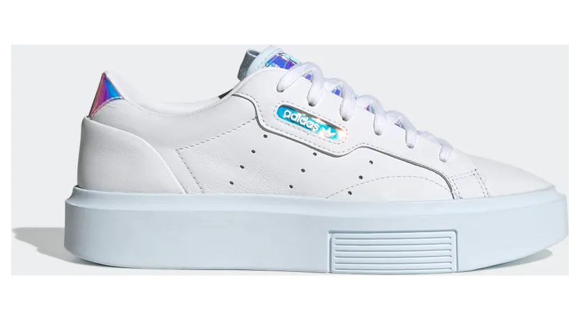 Adidas Sleek ‘White Iridescent’ Cloud White/Sky Tint/Core Black (FW3717)