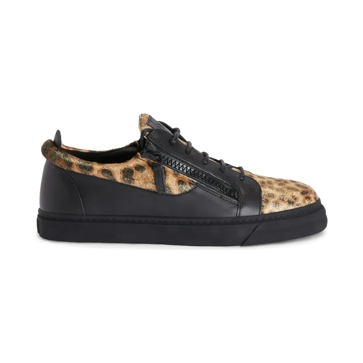 Giuseppe Zanotti Frankie mit doppeltem Reißverschluss “Gold” (RU00129K50)