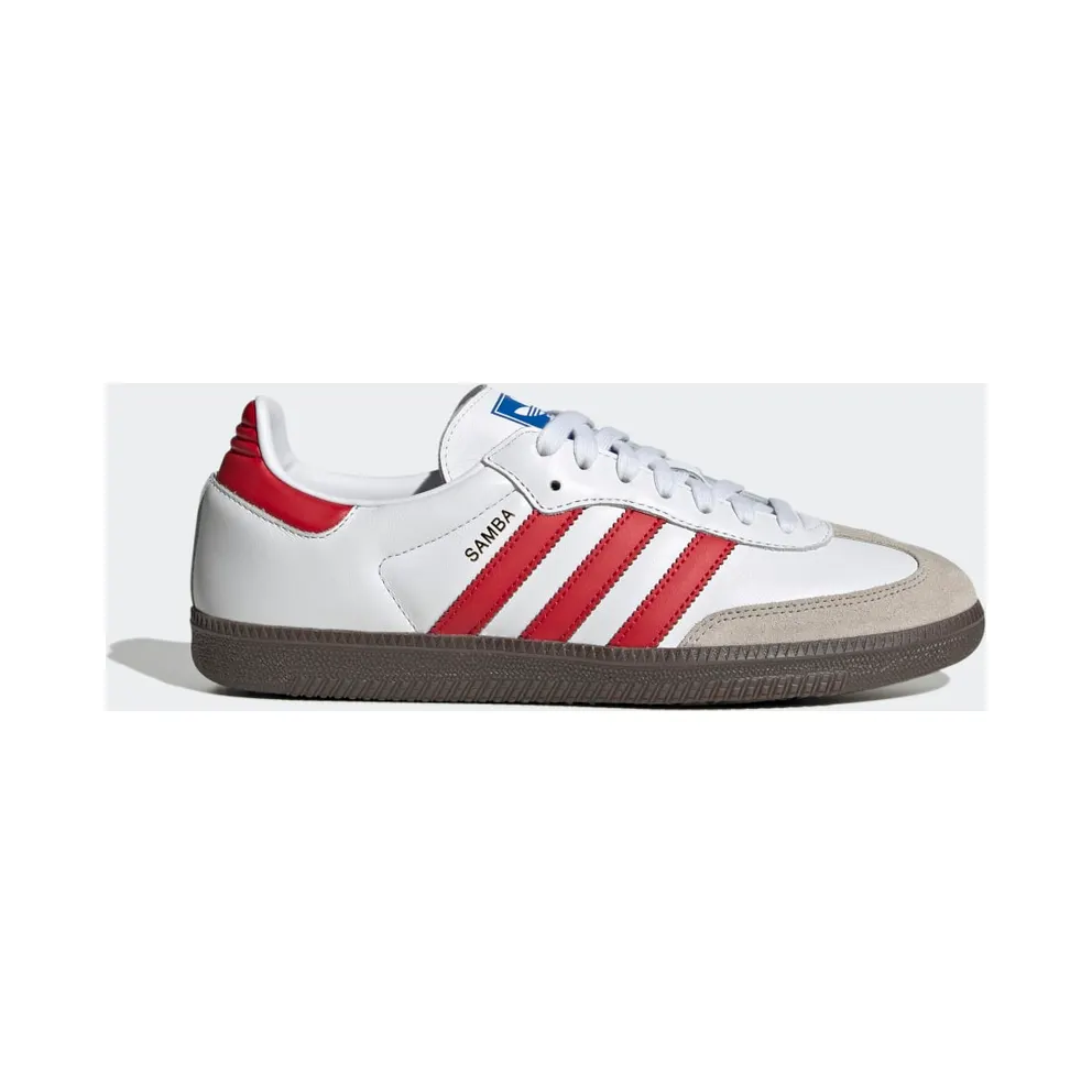 adidas Samba OG White / Better Scarlet / Gum 5 (IG1025)