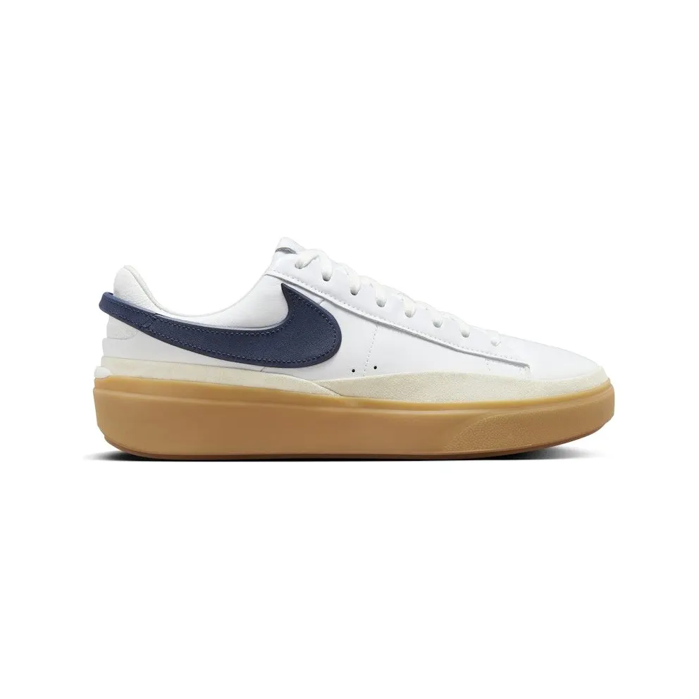 Nike Blazer Phantom Low White Summit White Gum Yellow Midnight Navy (HF3119-102)