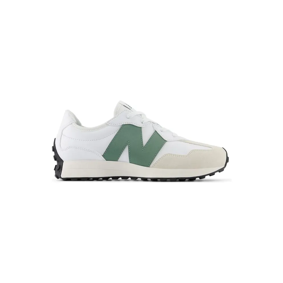 New Balance 327 White Dark Juniper (GS327SJ)