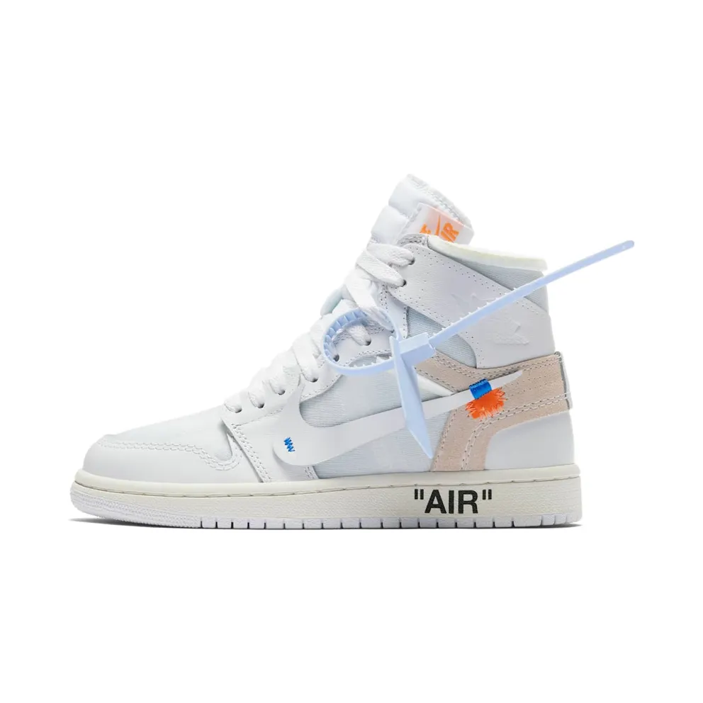 Jordan 1 Retro High Off-White White (GS) White/White (AQ8296-100)