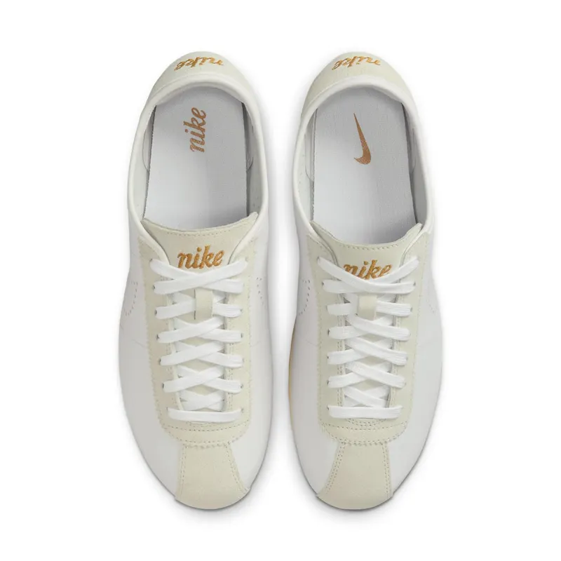 Nike Cortez “White Bronze Perforated Swoosh” (HQ1841-100)