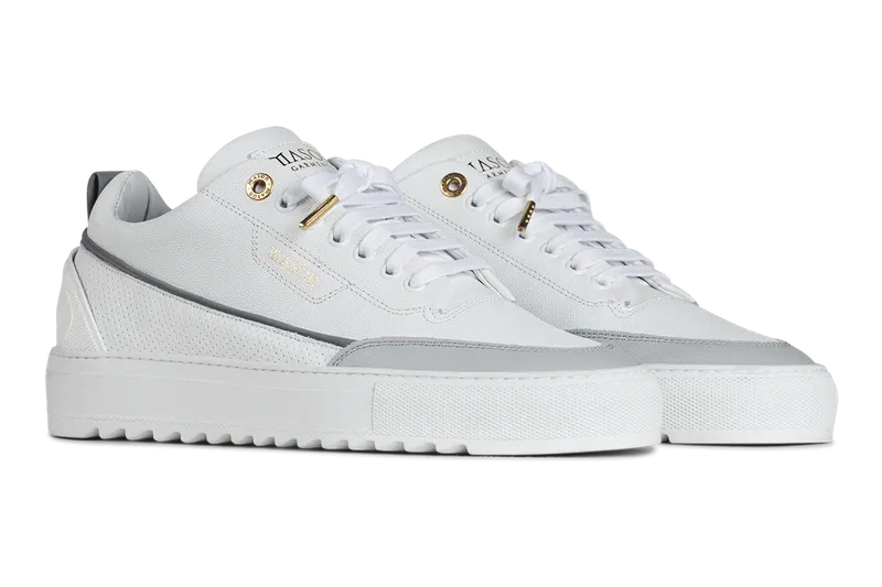 Mason Garments Torino Leather/Stamp/Reflective White/White/Cement (FW20-17C)