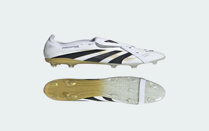adidas Predator Elite Fold-Over Tongue FG Cloud White Core Black Gold Metallic (IH9642)