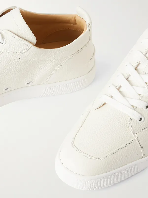 Christian Louboutin Rantulow Full-Grain Leather Sneakers White (3250203) (5)