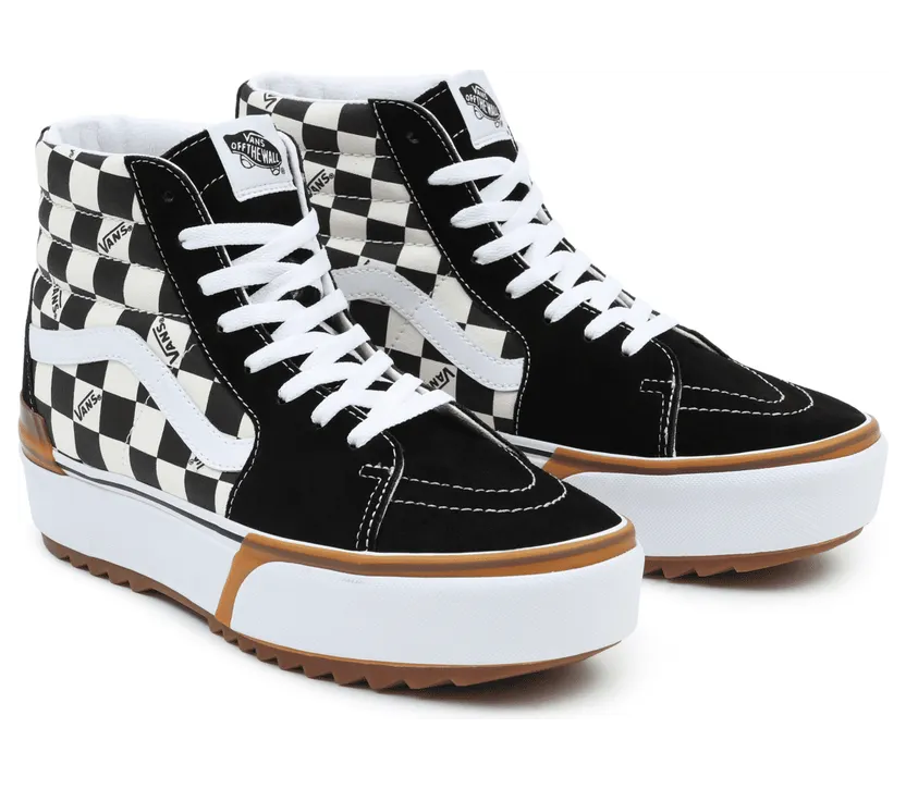 Vans Sk8-Hi Stacked ‘Checkerboard’ Multi/True White (VN0A4BTWVLV)