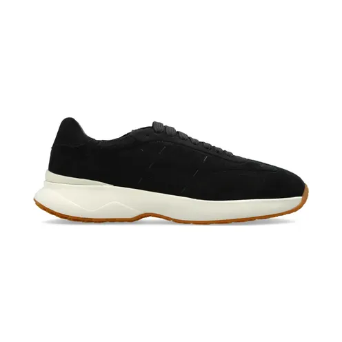 Kiton suede round-toe “Black” (USSA374N01490010000)