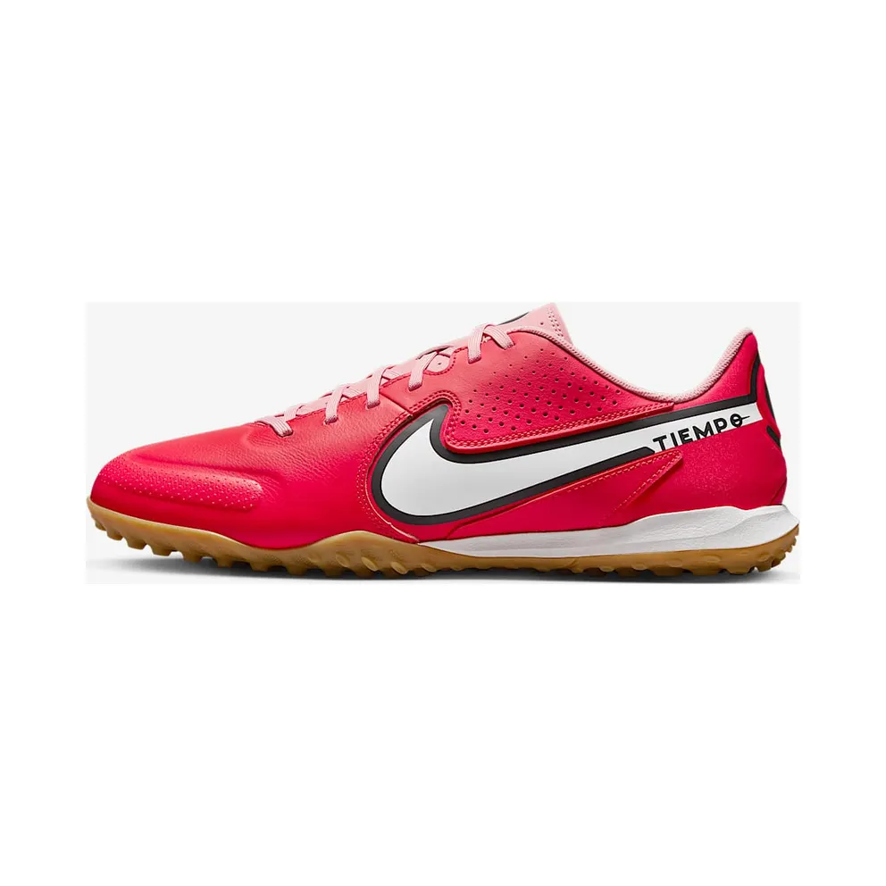 Nike Tiempo Legend 9 Academy TF Siren Red Citron Tint Bleached Coral Summit White (DA1191-618)