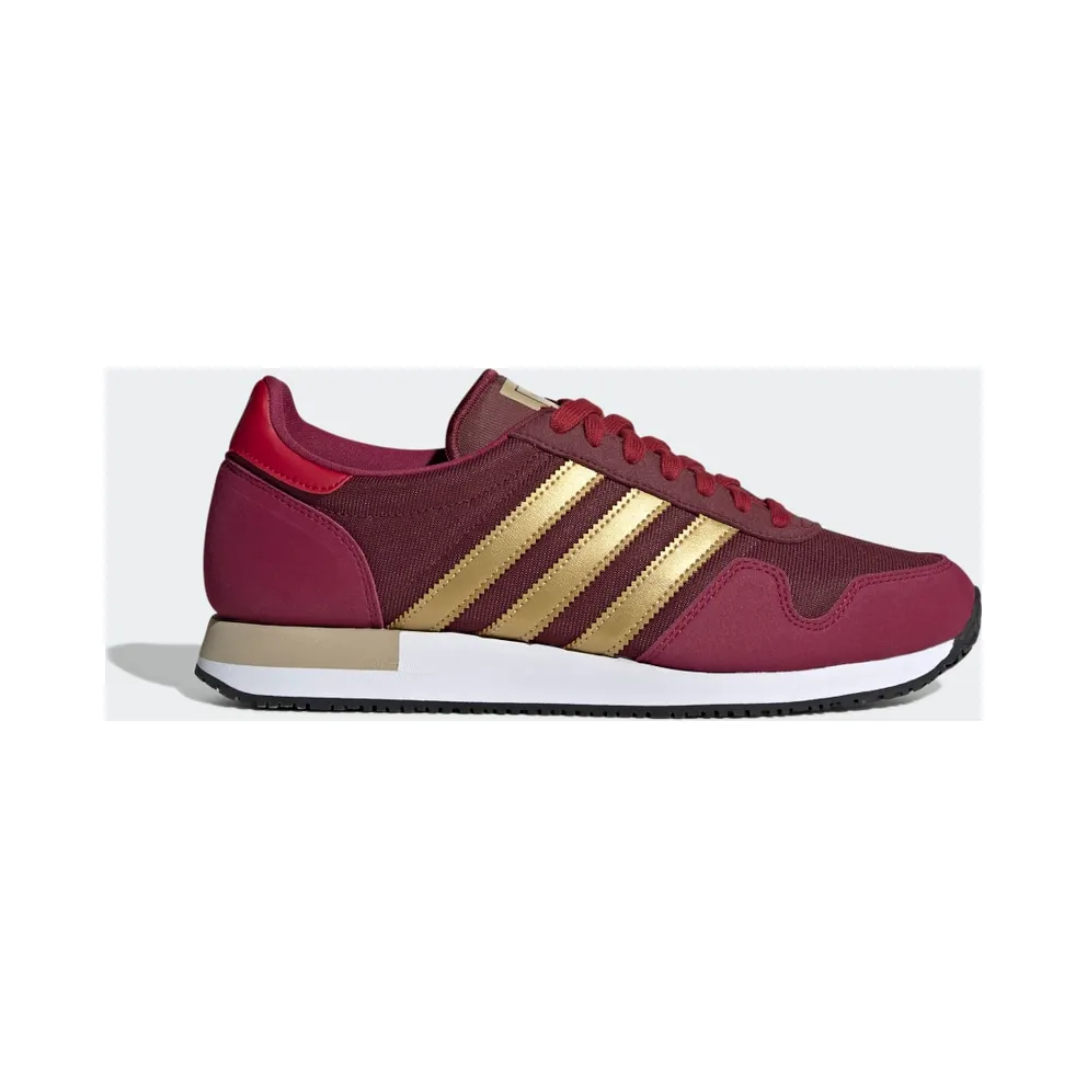 adidas USA 84 Schuh Burgundy / Matte Gold / Crystal White (GW0577)