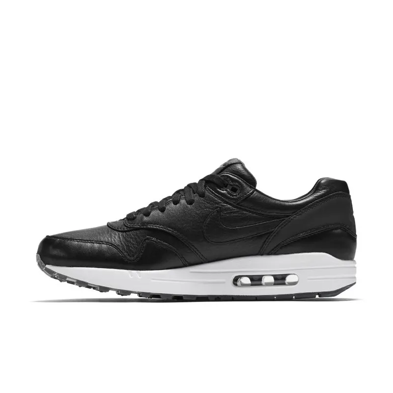 Nike Air Max 1 Pinnacle Black Leather Black/Black-Black-White (859554-001)