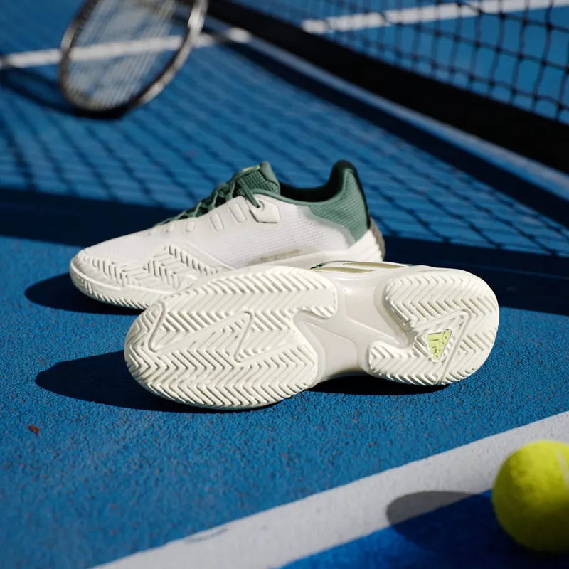 Adidas Barricade 13 Tennis Core White / Gold Metallic / Collegiate Green (IH5140)