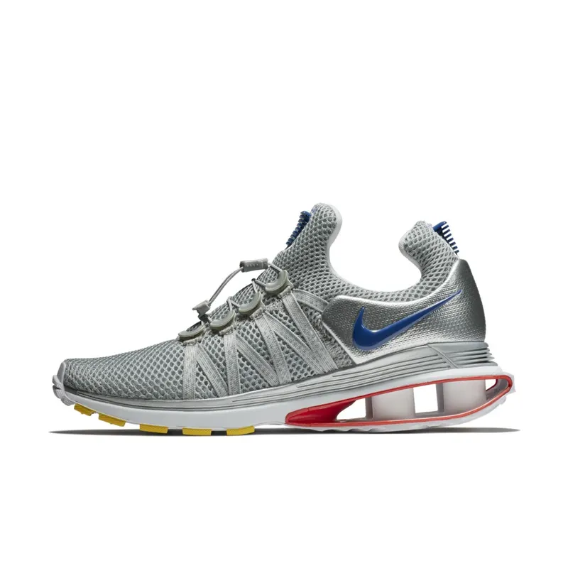 Nike Shox Gravity Metallic Silver Siren Red Gym Blue Metallic Silver/White-Siren Red-Gym Blue (AR1999-046)