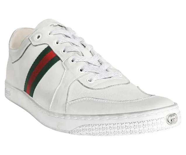 Gucci Web-stripe Lace-up “White” (864140 AAGFF 9099) (4)