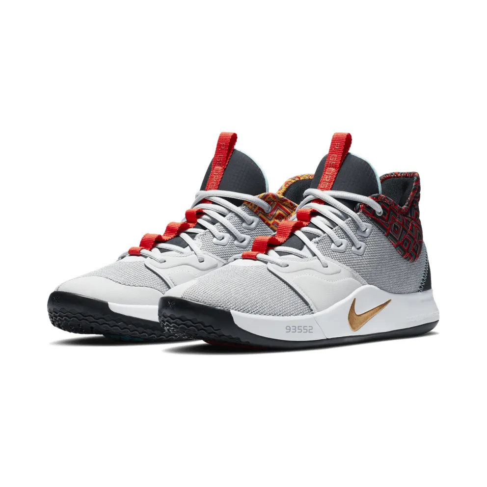 Nike PG 3 BHM (2019) Pure Platinum/Metallic Gold (BQ6242-007)