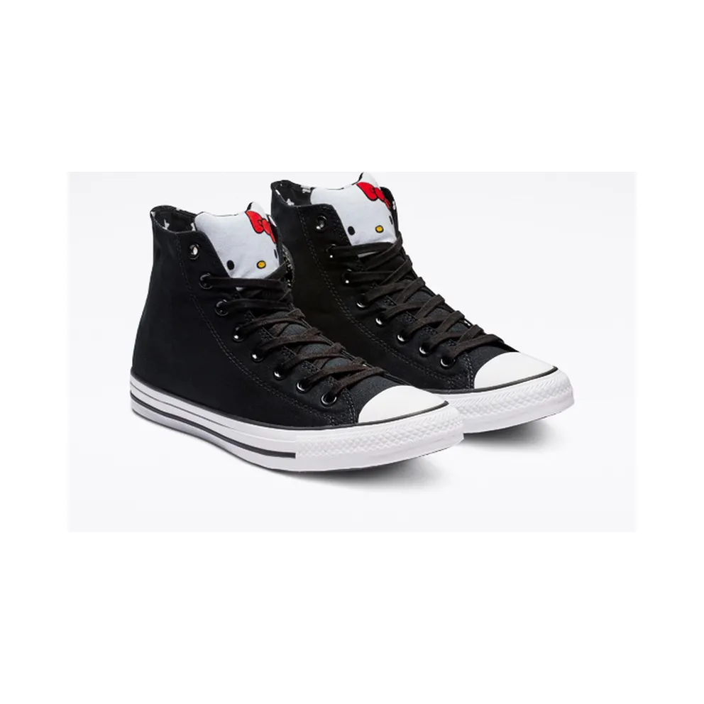 Converse Chuck Taylor All-Star Hi Hello Kitty Black (W) Black/Fiery Red-White (163910C)