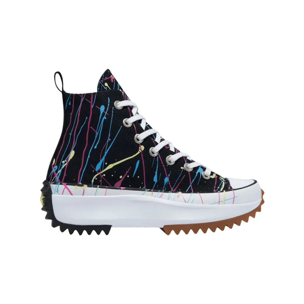 Converse Run Star Hike Hi Paint Splatter Black (W) (571872C)
